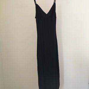 Tight black American apparel dress